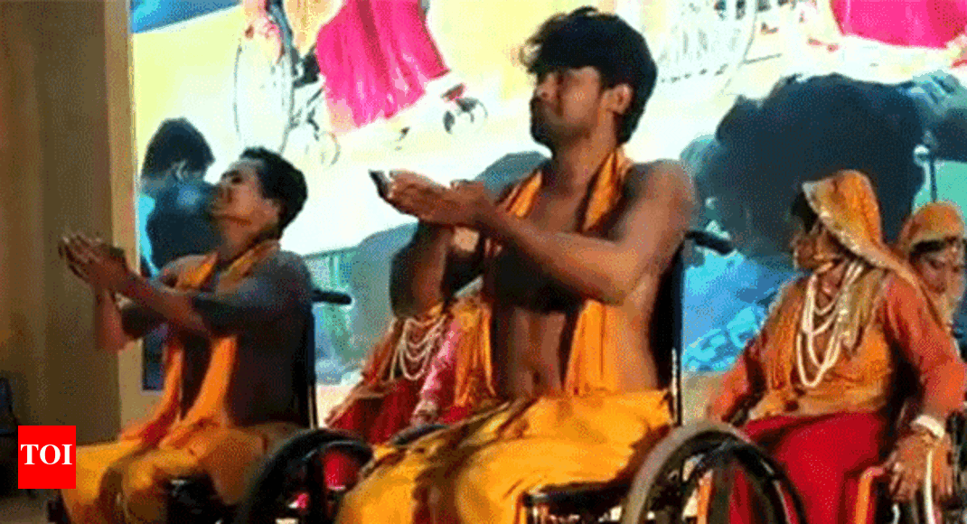 Specially-abled artistes perform on stage in Noida - Times of India