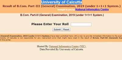 Calcutta University result 2019 declared for B.A., B.Sc, and B.Com exams; check here