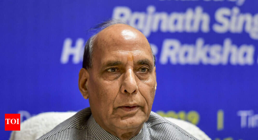 Pakistan keeping sinister eye on J&K: Rajnath
