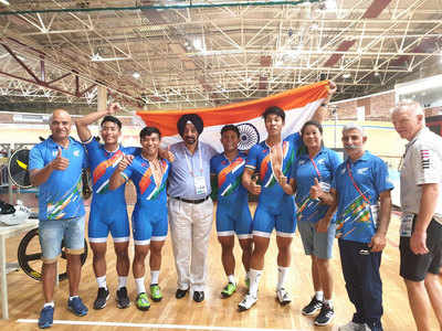 Indian cyclists win historic gold at World Junior Track Championships