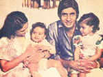 Amitabh Bachchan shares pictures Abhishek & Shweta