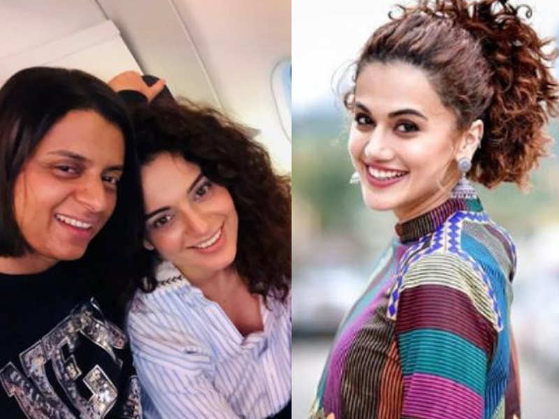 Kangana Ranaut S Sister Rangoli Chandel Slams Taapsee Pannu Hindi Movie News Times Of India