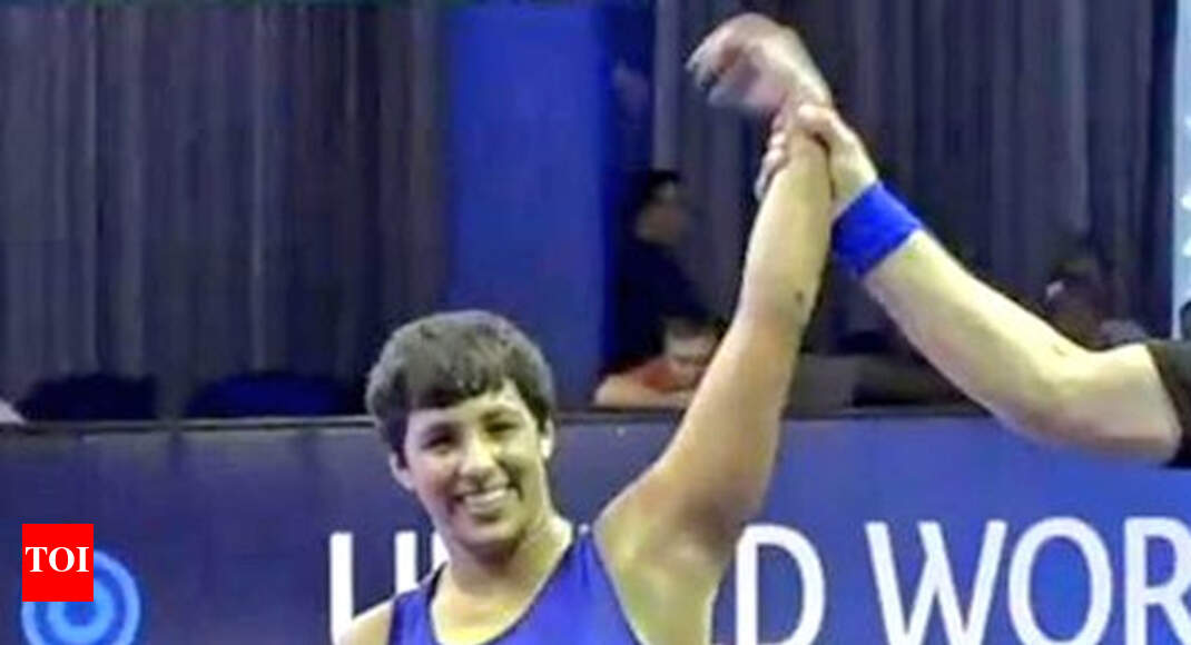 Wrestler Anshu Loses Bronze Medal Bout At Junior World Championship More Sports News Times Of India