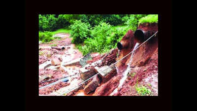 Curti landslide to leave Ponda, Tiswadi talukas dry for 4 days