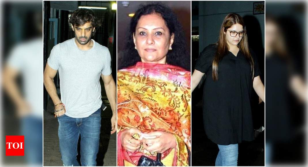 Vidya Sinha funeral: Kulfi Kumar Bajewala actors Mohit Malik, Anjali ...