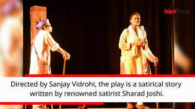 Satirical play 'Andhon Ka Haathi' staged in Jaipur