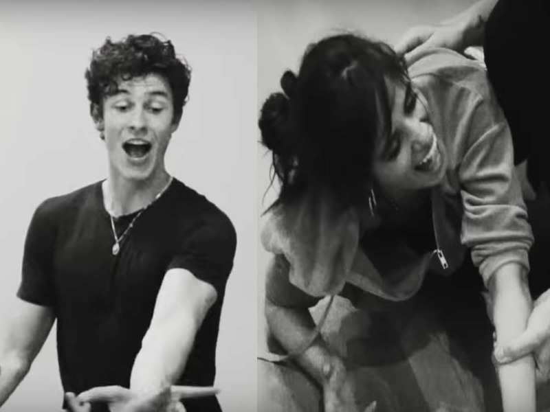 Shawn Mendes Grabs Girlfriend Camila Cabello As She Almost Slips