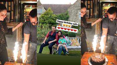Inside Saif Ali Khan's intimate birthday celebrations with Kareena Kapoor, Taimur Ali Khan all the way from England!