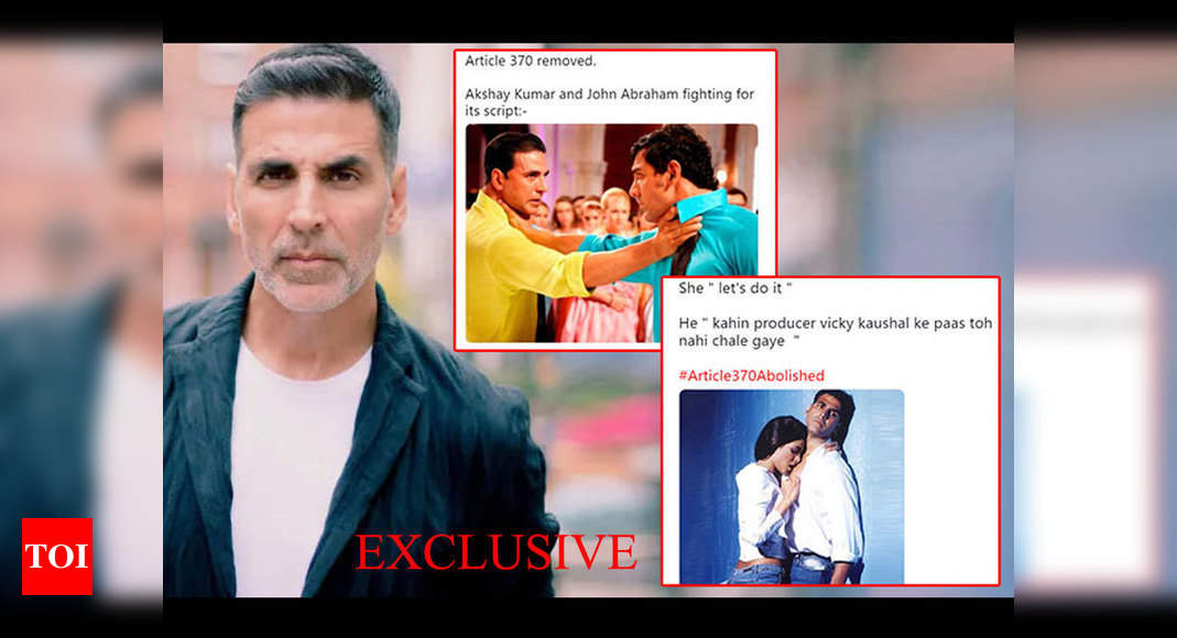 Exclusive! Akshay Kumar has a funny reply for memes made on him and ...