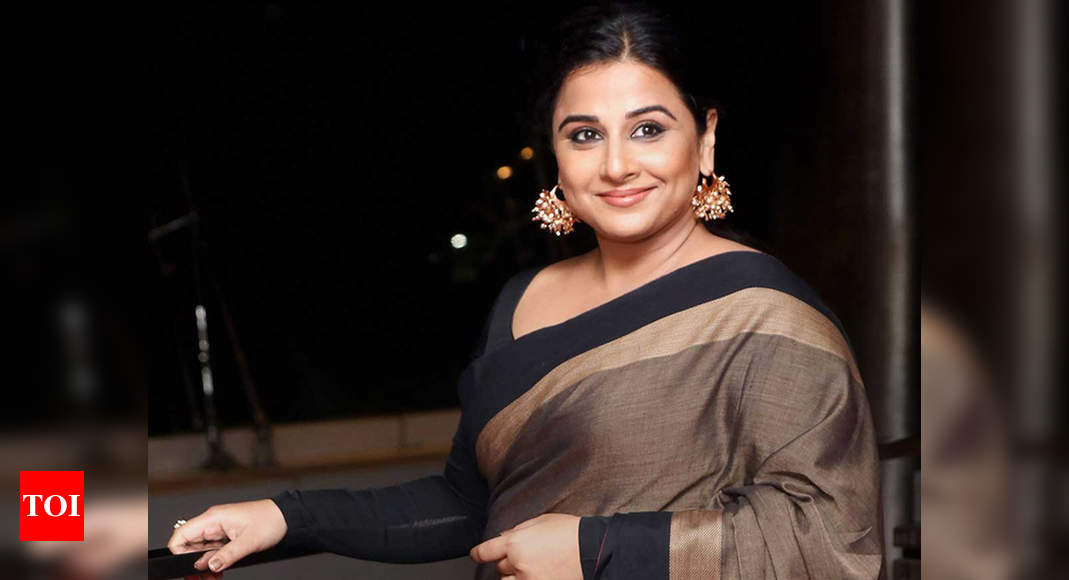 Vidya Balan caught on the look test shoot for mathematician 'Shakuntala ...