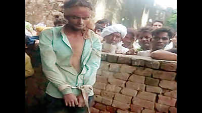Haryana youth tied to pole, thrashed by mob in Alwar