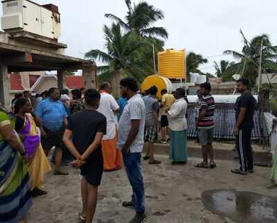 Parents of the stdents and officials rushed to the hostel after the incident.