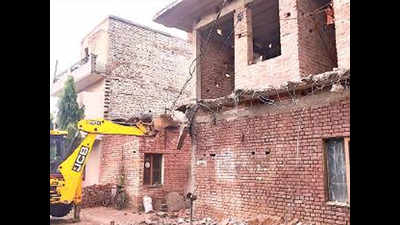 Chandigarh: Four illegal structures razed in Sector 56