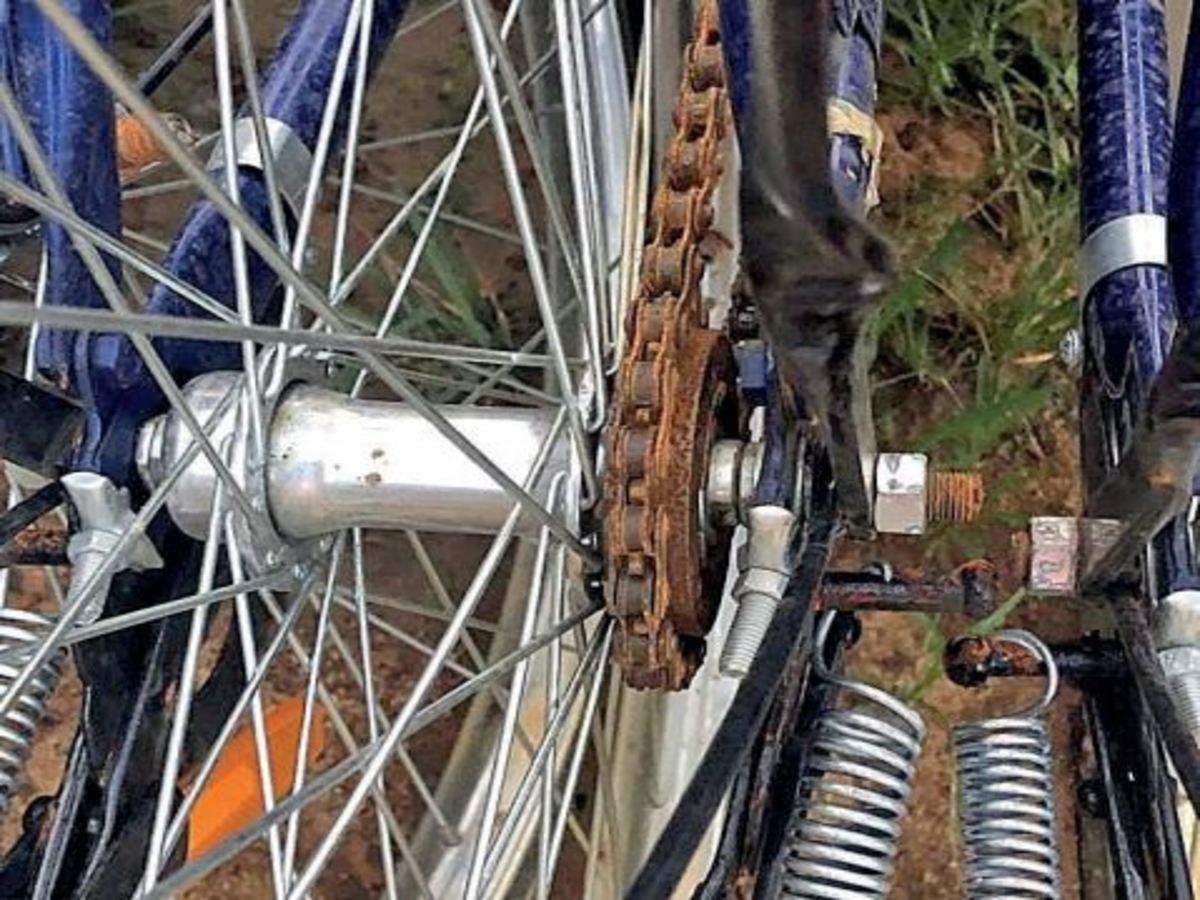 Karnataka Parents Cry Foul As Govt Supplies Rusted Bicycles To Schoolchildren Bengaluru News Times Of India