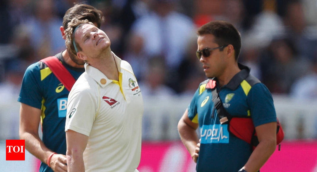 Smith ruled out of rest of second Ashes Test