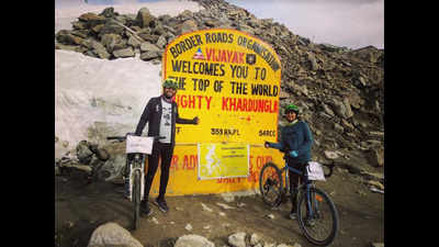 From Kanyakumari to Ladakh, this Raipur girl pedalled 4,000 kms in 49 days