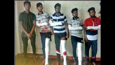 Tiruttani murder suspects nabbed, 4 suffer fractures