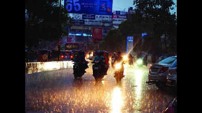 Heavy showers relief after hot & humid spell