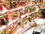 Ragini Dwivedi attends a doll exhibition