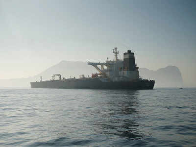 Iran oil tanker sails off Gibraltar with Indian crew