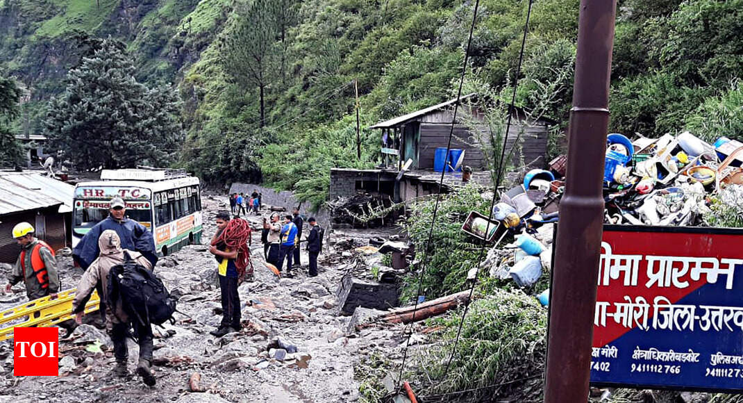 Rain wreaks havoc in Uttarakhand, Himachal
