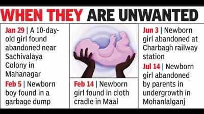 Lucknow: Insects crawl over newborn girl dumped in the bushes