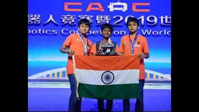 Gujarat: Three 12-year-old Vadodara students bag silver medals in World Robotics contest