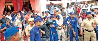 Mock security drill held at Dutta Mandir Chowk