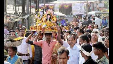 Gauri Gaura puja celebrated with pomp and gaiety in Raipur