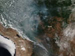 Amazon rainforest of Brazil is burning at a record rate​, fire is even seen from the Space