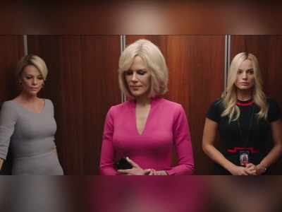 Charlize Theron, Nicole Kidman & Margot Robbie come together for their upcoming flick 'Bombshell'; teaser out!