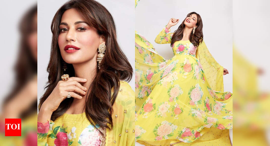 yellow ethnic dress for haldi