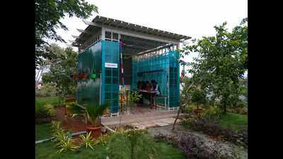 ‘Garden library’ set up at Bharathidasan University in Trichy