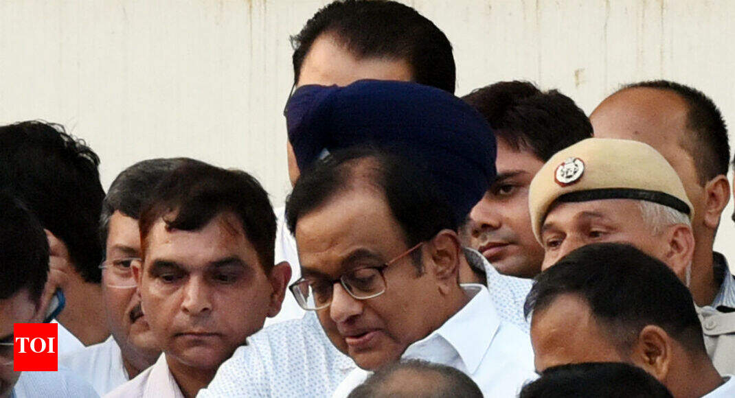 CBI quizzed Chidambaram for 4 hrs on Thursday