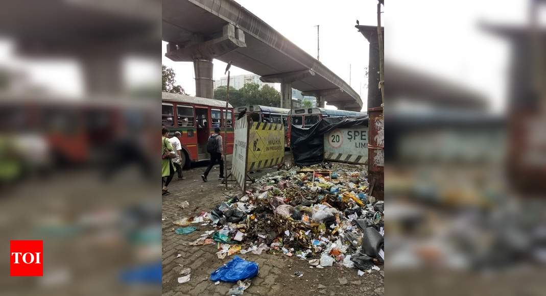 garbage-dump-near-marol-naka-metro-station-times-of-india