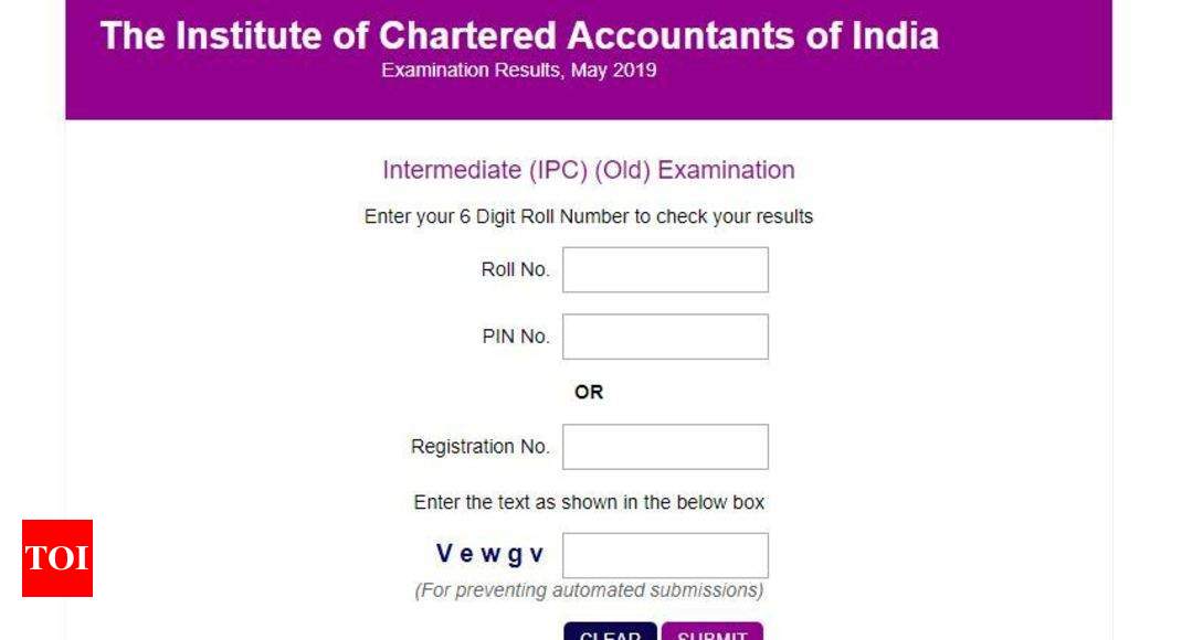 CA IPCC Result ICAI CA Inter Result 2019 released