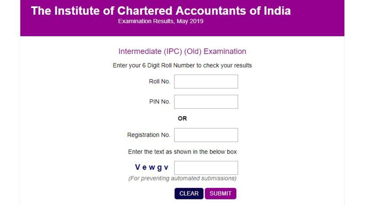 CA IPCC Result ICAI CA Inter Result 2019 released