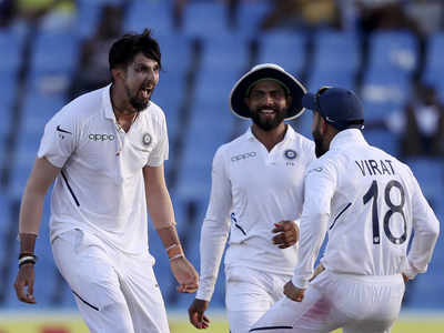 India vs West Indies, 1st Test Day 2: Ishant Sharma puts India on top
