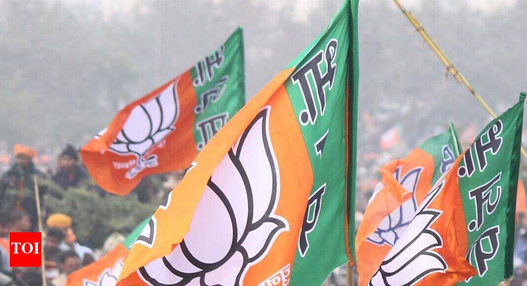 BJP stir against rising crime in Rajasthan - Times of India