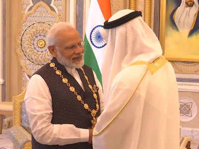 UAE honours PM Modi with highest civilian award