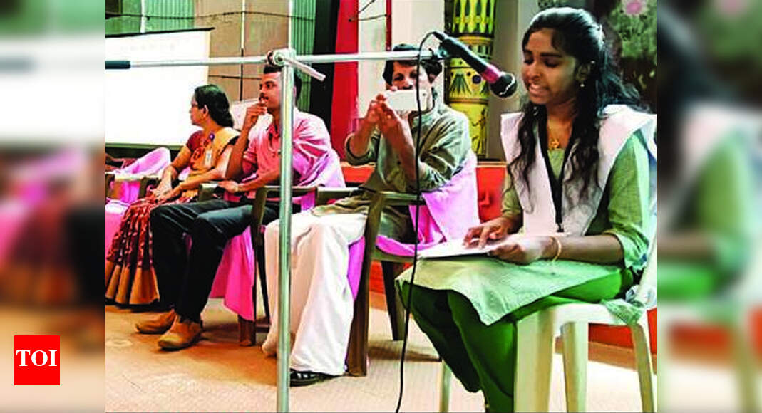 Cotton Hill students discuss reasons for floods Thiruvananthapuram