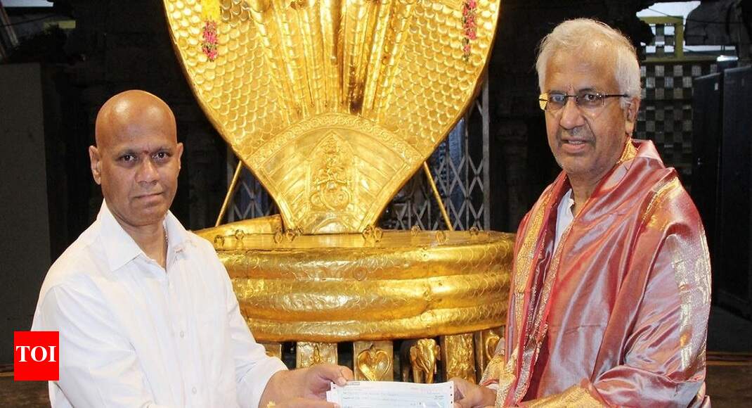 Reliance Industries CEO donates Rs 1.11 crore to TTD trust Vijayawada