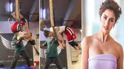 Disha Patani's perfect somersault will drive away your Monday blues!
