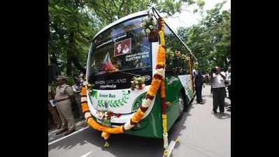 Tamil Nadu CM launches first electric bus in Chennai for public transport on trial basis