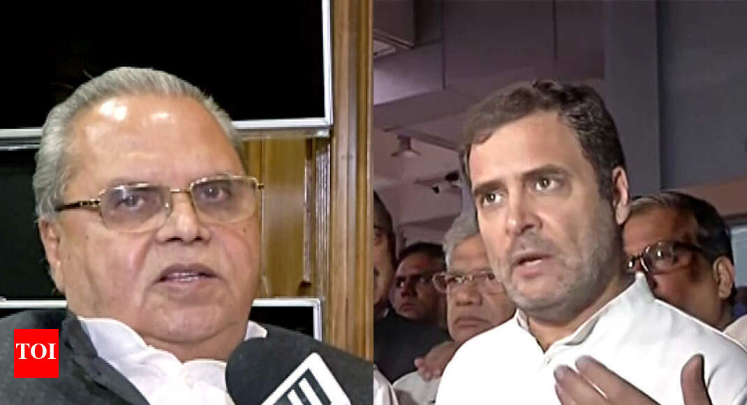 Withdraw my invitation to Rahul Gandhi: J&K guv