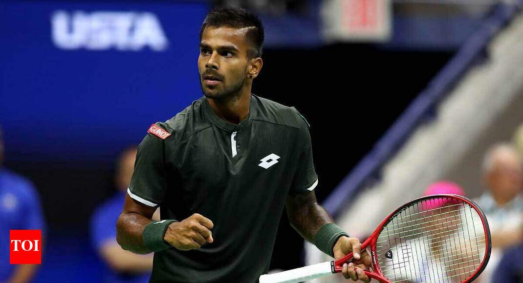 US Open: Sumit Nagal wins 1st set against Federer