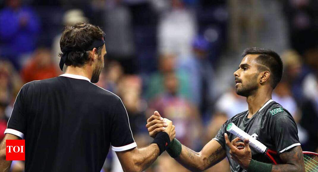 Nagal scares Federer before losing at US Open