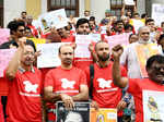 Kashmiris and non-Kashmiris from Bengaluru held a silent protest at Townhall