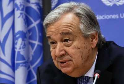 UN chief urges all parties to avoid escalation in Kashmir during his meeting with PM Modi