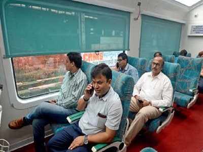 Trains with low occupancy may offer up to 25% discount